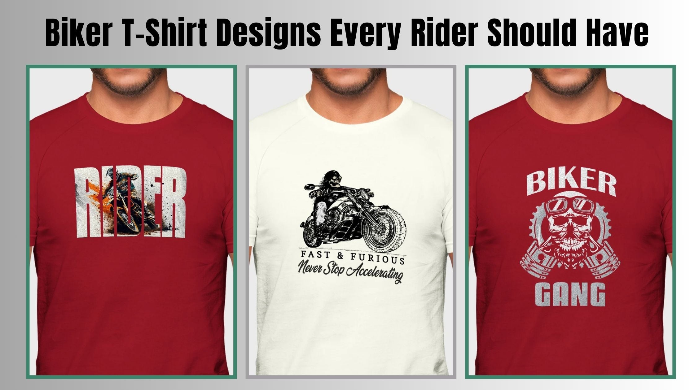 Biker T-Shirt Designs Every Rider Should Have