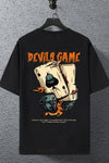 Devil's Game Oversized T-shirt Men