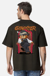 Gangster Boss Bear Oversized T-Shirt Men