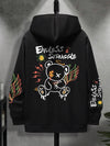 Enoless Struggle Printed Oversized Hoodie for Men