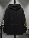 Enoless Struggle Printed Oversized Hoodie for Men