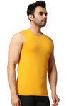 Yellow Gym Muscle Tee