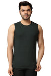 Bottle Green Gym Muscle Tee