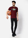 Men's Enjoy Little Things Boss Bear Printed T-Shirt