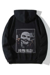 No Problem Printed Oversized Hoodie for Men