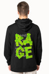 Rage Printed Oversized Hoodie for Men