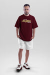 The Adventure Begins Oversized Travel T-Shirt For Men