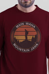 Main Waha Mountain Jaha OversizedTravel T Shirt