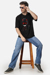Smile Printed Oversized T-Shirt